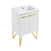 Swiss Madison Annecy 24" Bathroom Vanity in Galaxy White - SM-BV255W - Backyard Provider